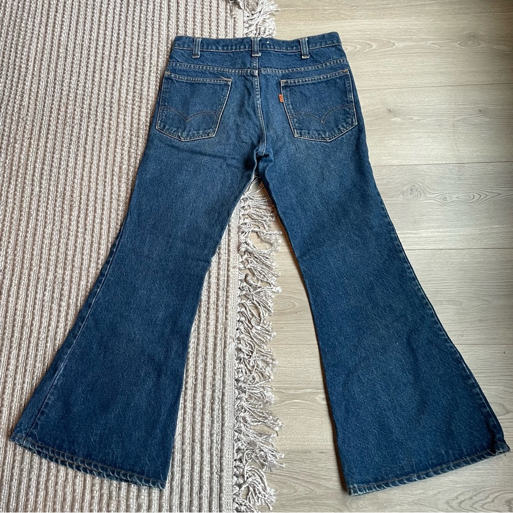 Vintage Levi’s 684 Dark Wash Bell Bottom Flares Size 31